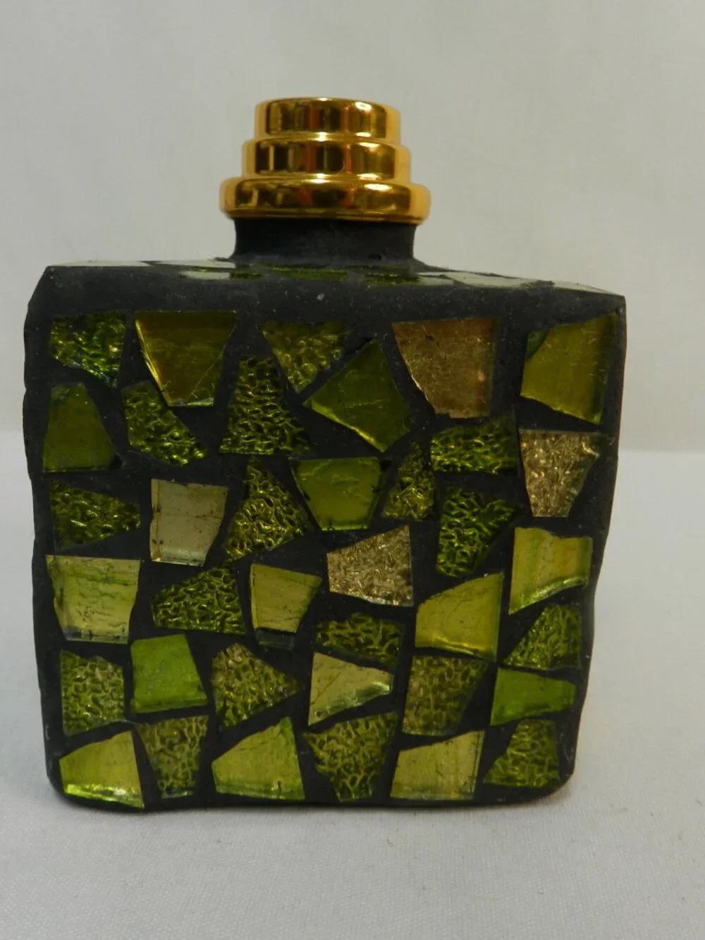 Mosaic Catalytic green oil diffuser bottle only Stained Glass Tiles home decor